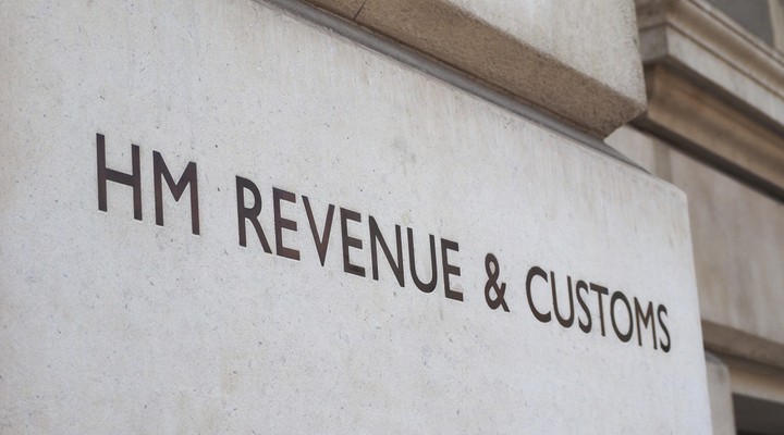 HMRC building sign in London